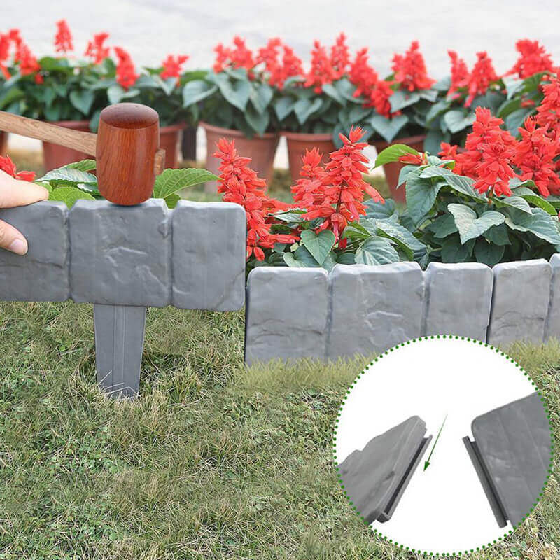 🪻High-quality. durable simulated stone garden fence🪻