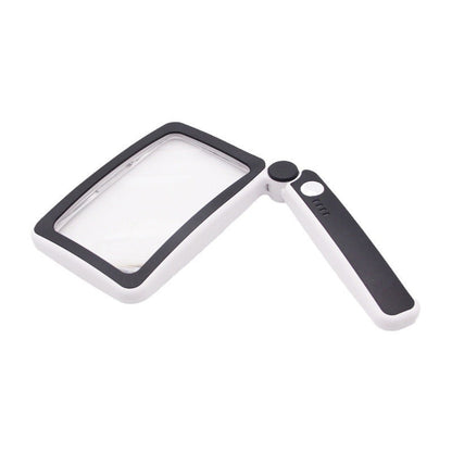 🔥 Hot Sale! Folding Handheld Magnifying Glass with LED Light for Easy Reading🔍