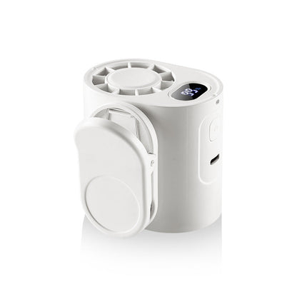 360° rotatable, hands-free, attachable fan