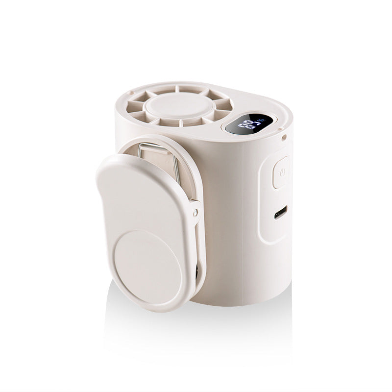 360° rotatable, hands-free, attachable fan