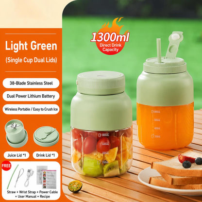 Tragbarer elektrischer Mixerbecher (1300 ml)