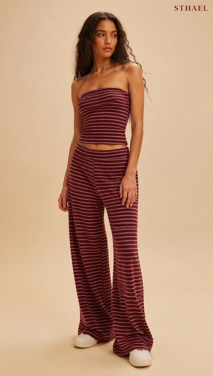 Women’s Sailor Stripe 2-Piece Set