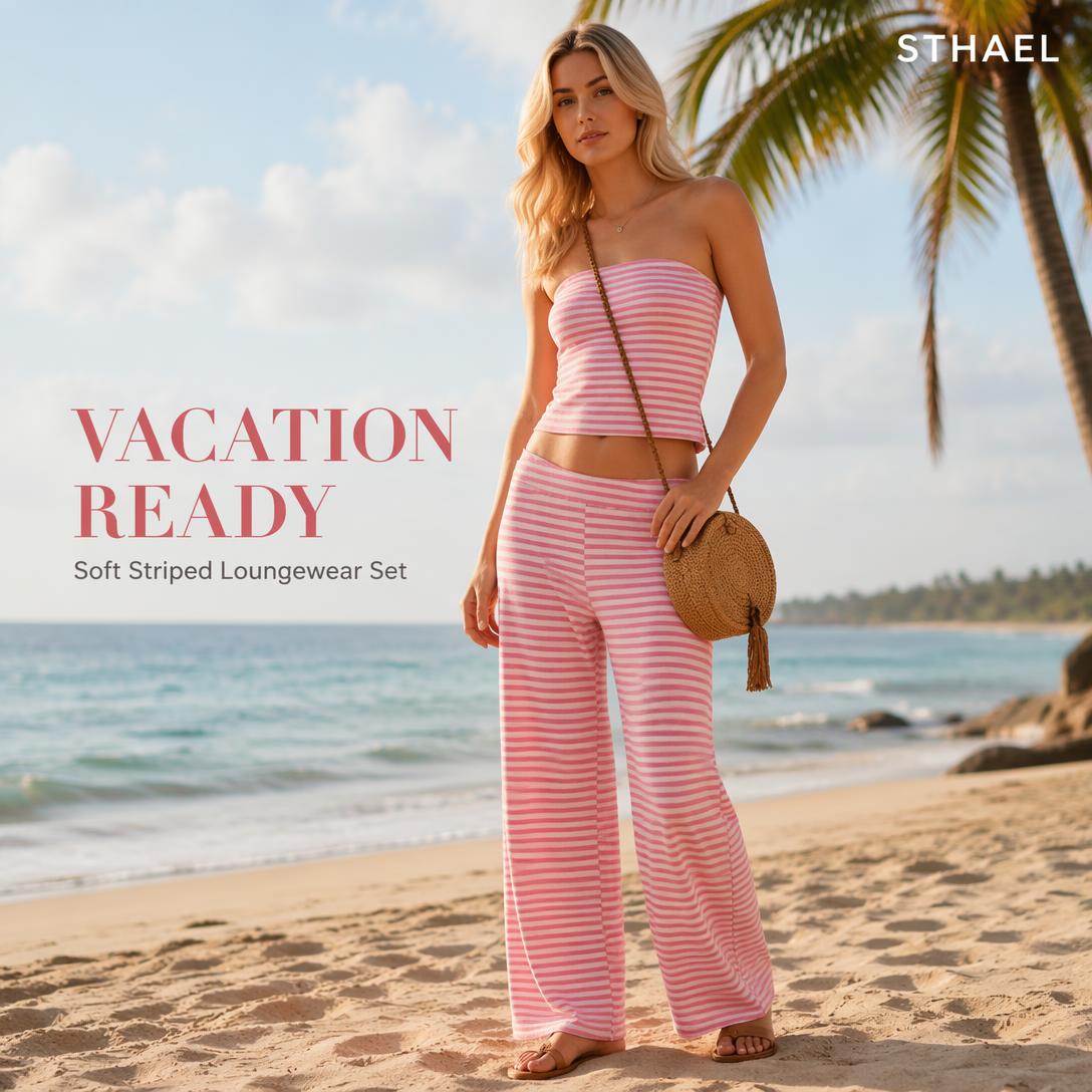 Women’s Sailor Stripe 2-Piece Set