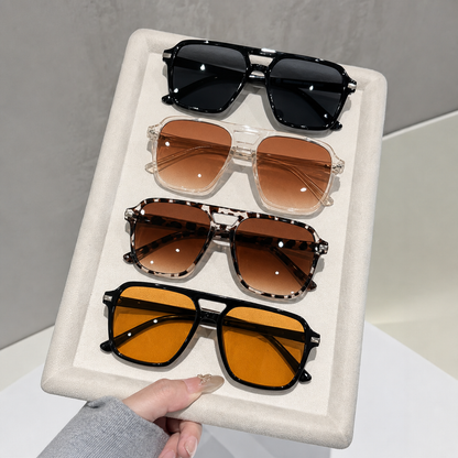 4-Pack Retro Polarized Aviator Sunglasses Set