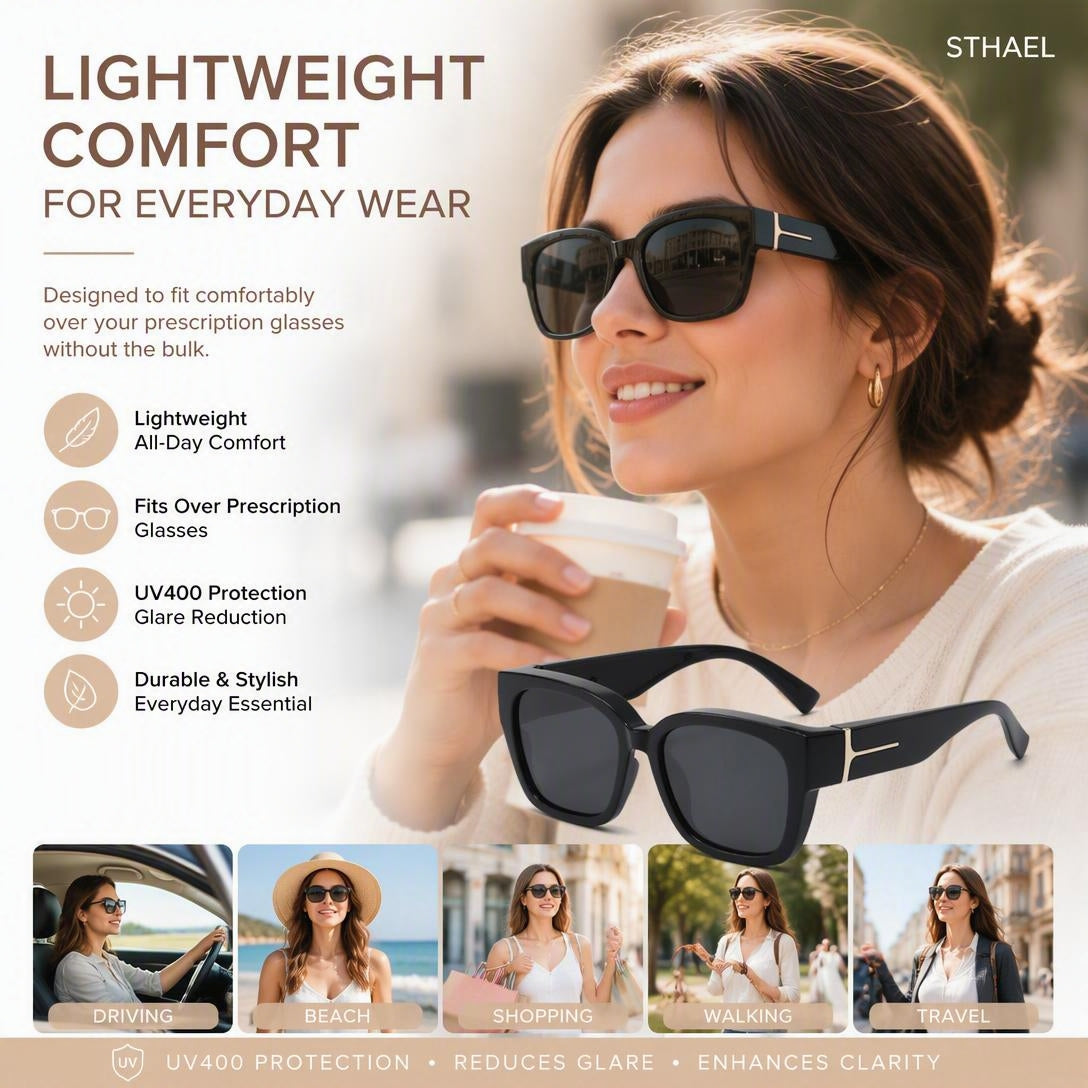 Polarized Fit-Over Sunglasses – Wear Over Your Glasses