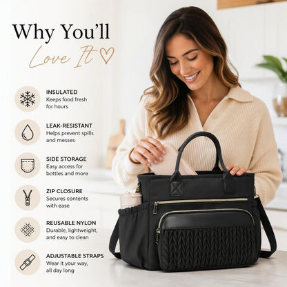 Women’s Insulated Leakproof Lunch Tote Bag