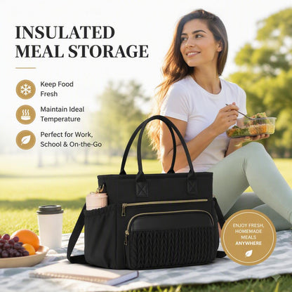 Women’s Insulated Leakproof Lunch Tote Bag