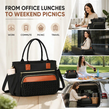 Women’s Insulated Leakproof Lunch Tote Bag